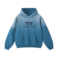 Three Tides Heavyweight Sunfade Oversized Hoodie