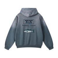 Three Tides Heavyweight Sunfade Oversized Hoodie