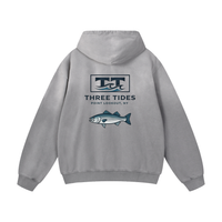 Three Tides Heavyweight Sunfade Oversized Hoodie