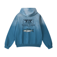 Three Tides Heavyweight Sunfade Oversized Hoodie